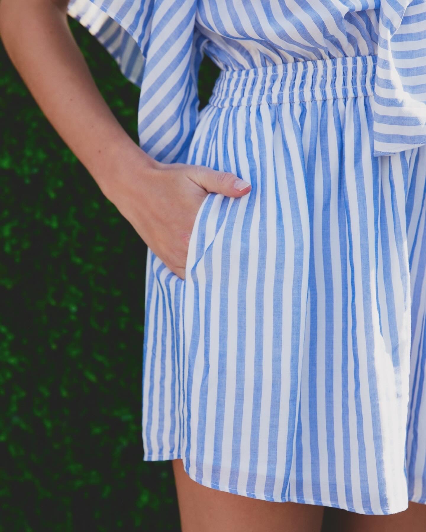 Sunday Mornin Striped Romper