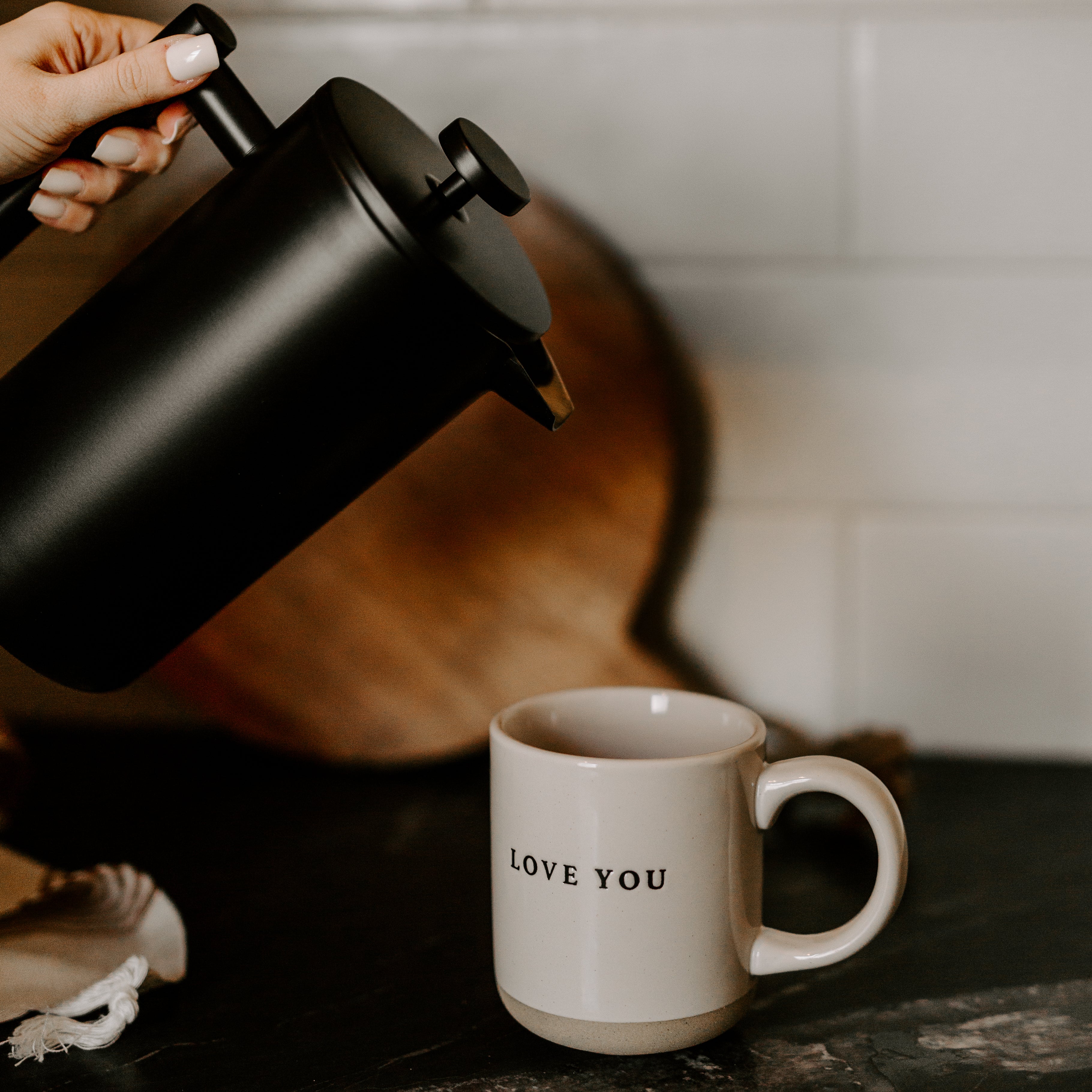 Love You Stoneware Mug